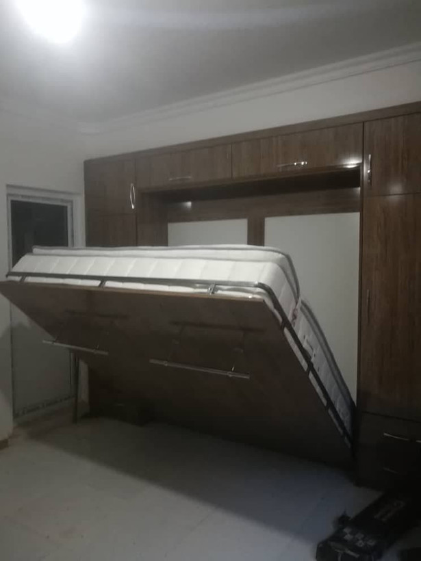 ست یراق تخت خواب کمجا تاشو(بلبرینگ دار) 200در 180